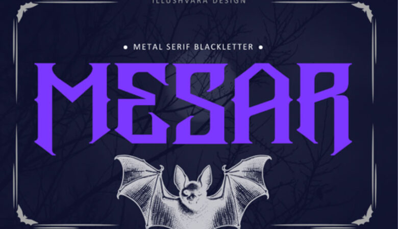 Metal Mesar Font