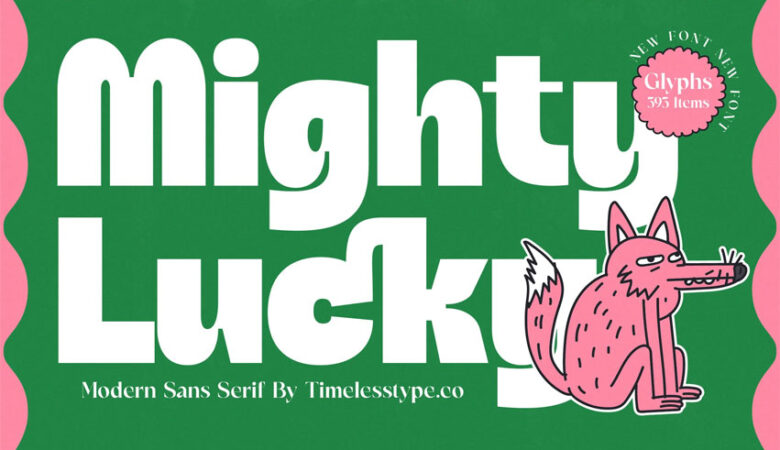 Mighty Lucky Font