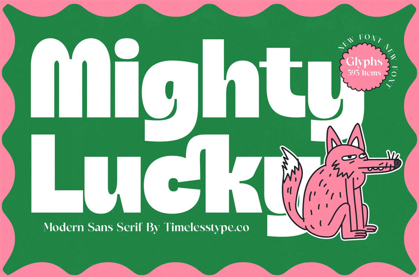 Mighty Lucky Font