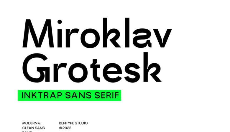 Miroklav Grotesk Font