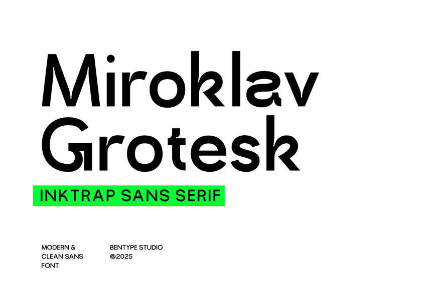 Miroklav Grotesk Font