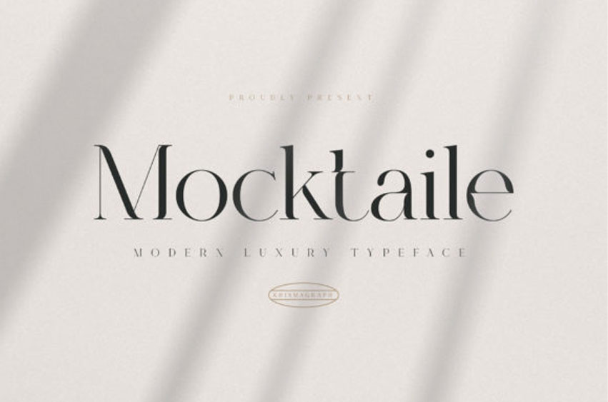 Mocktaile Font