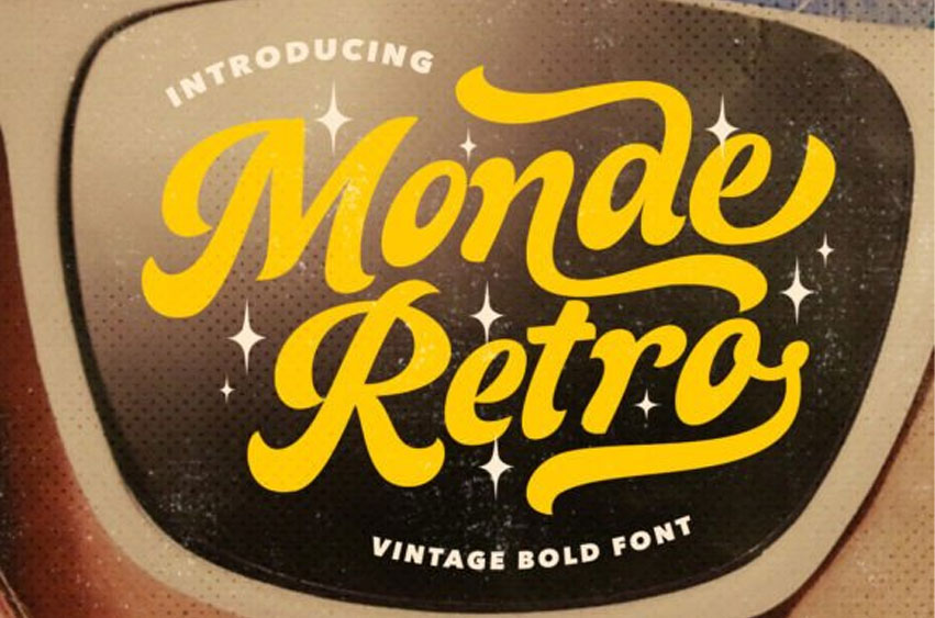 Monde Retro Bold Font