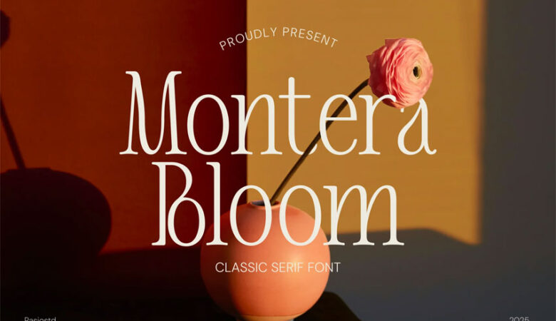 Montera Bloom Font