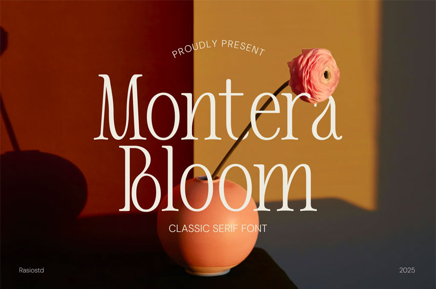 Montera Bloom Font