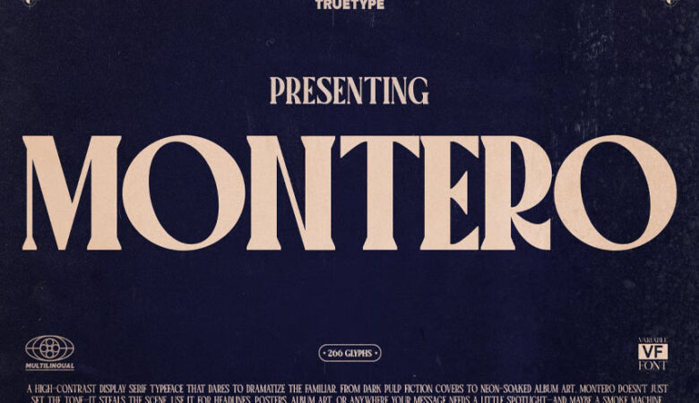 Montero Serif Font