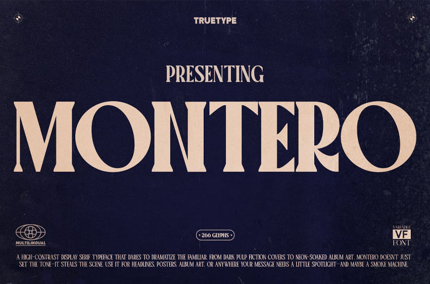 Montero Serif Font