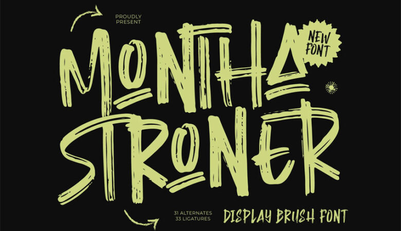 Montha Stroner Font