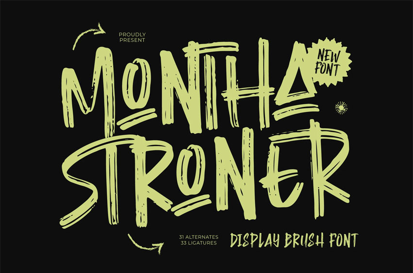 Montha Stroner Font