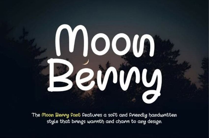 Moon Berry Font