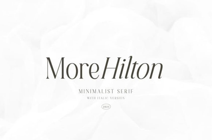 More Hilton Font