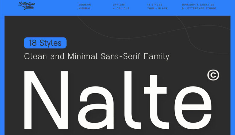 Nalte Sans Font