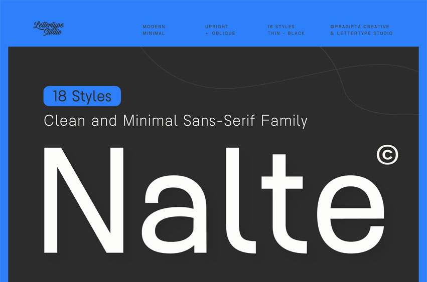 Nalte Sans Font