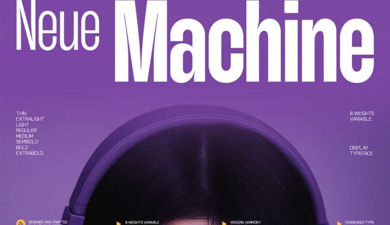 Neue Machine Font