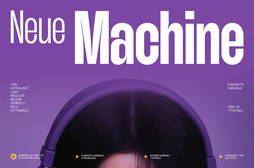 Neue Machine Font