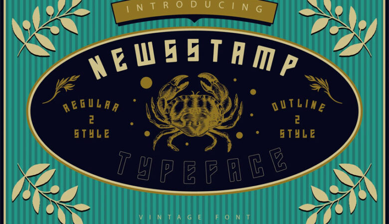 Newsstamp Font
