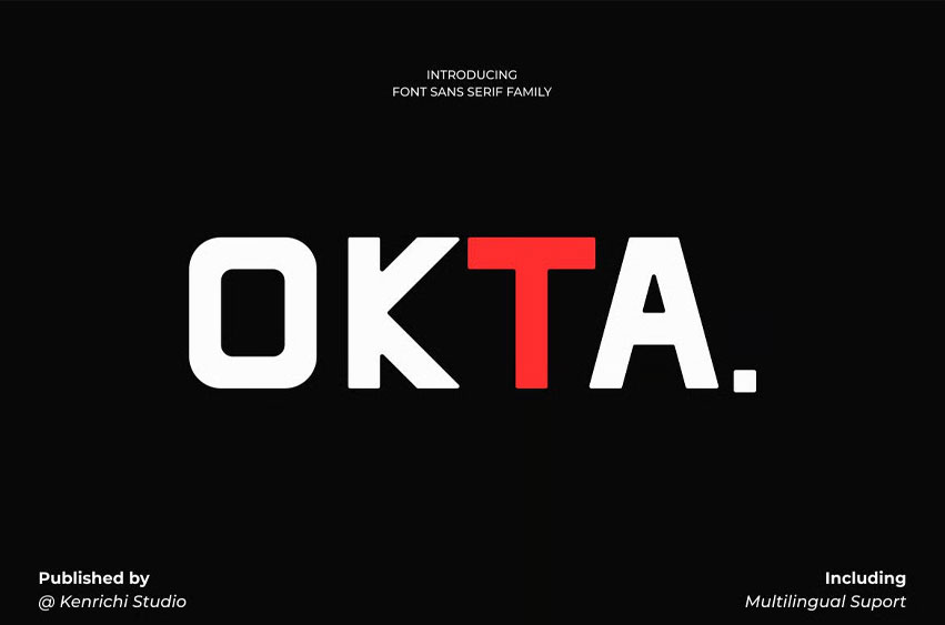 Okta Bold Font