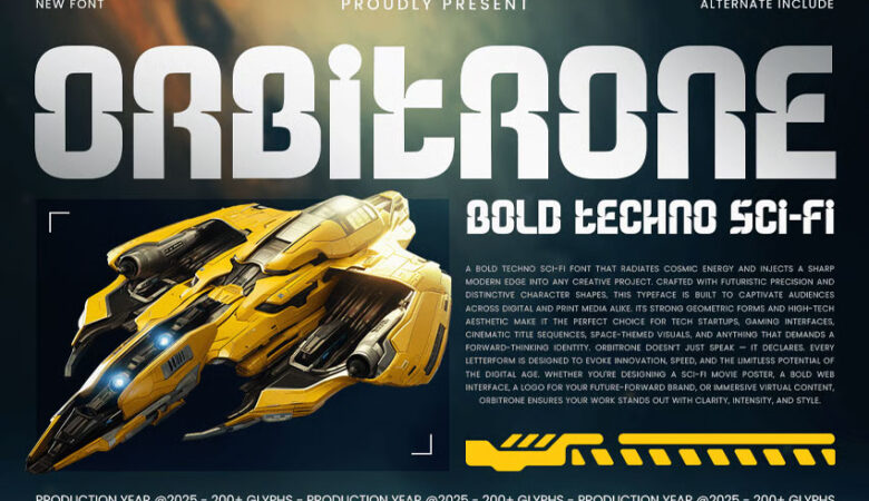 Orbitrone Font