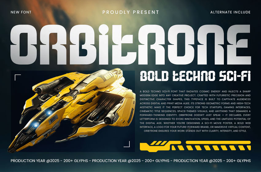 Orbitrone Font