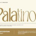 Palatino Serif Font