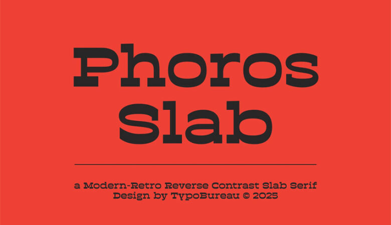 Phoros Slab Font