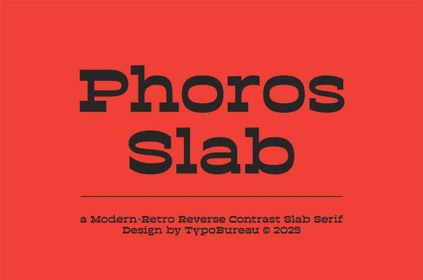 Phoros Slab Font