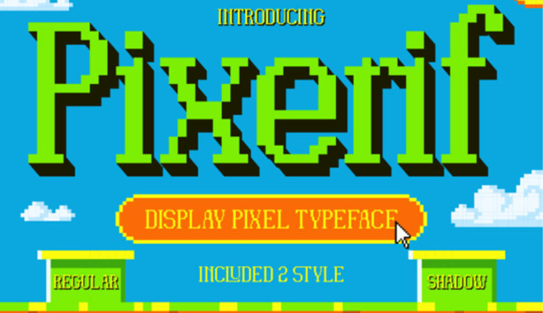 Pixerif Regular Font