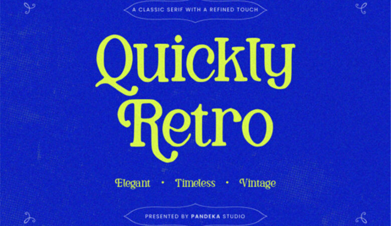 Quickly Retro Font