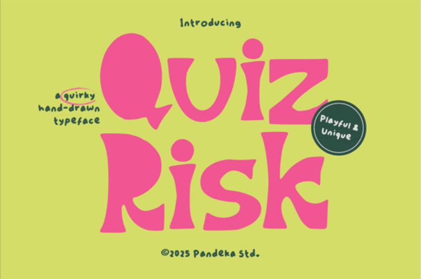 Quiz Risk Font