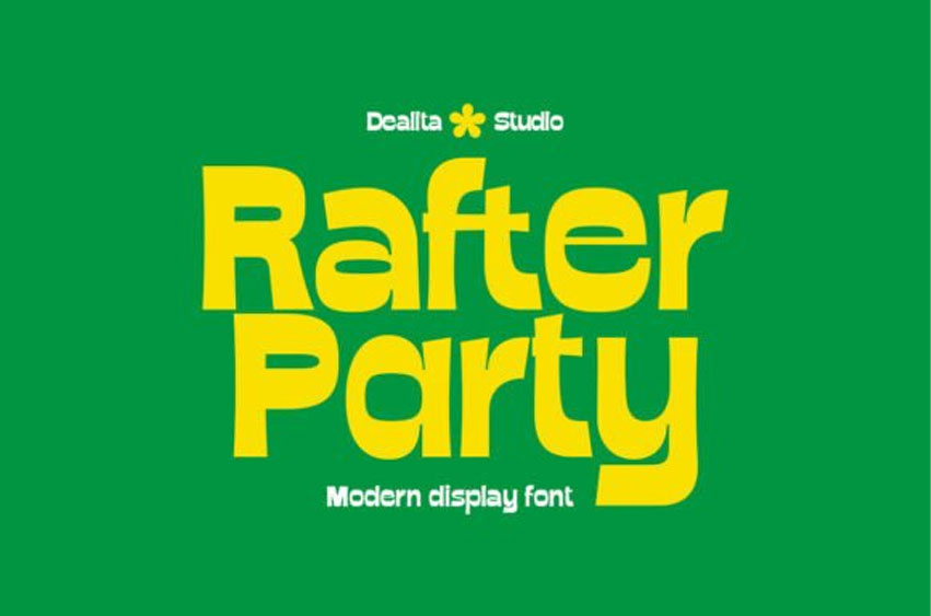 Rafter Party Font