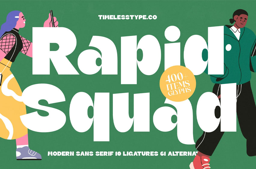 Rapid Squad Font