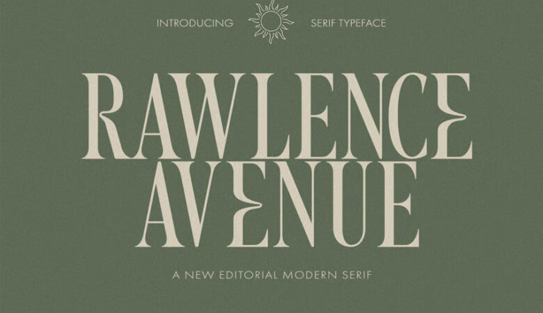 Rawlence Avenue Font