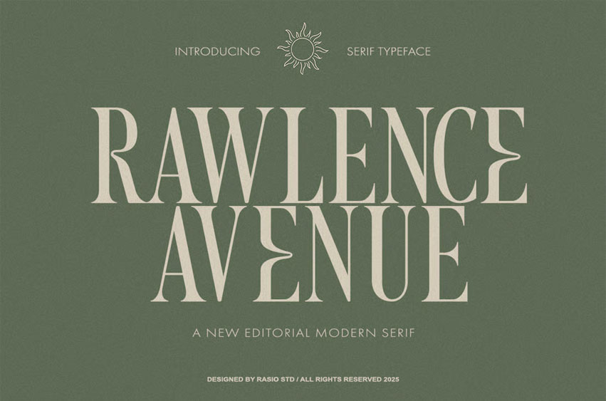 Rawlence Avenue Font