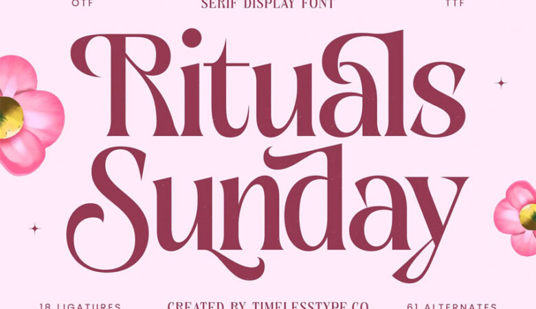 Rituals Sunday Font