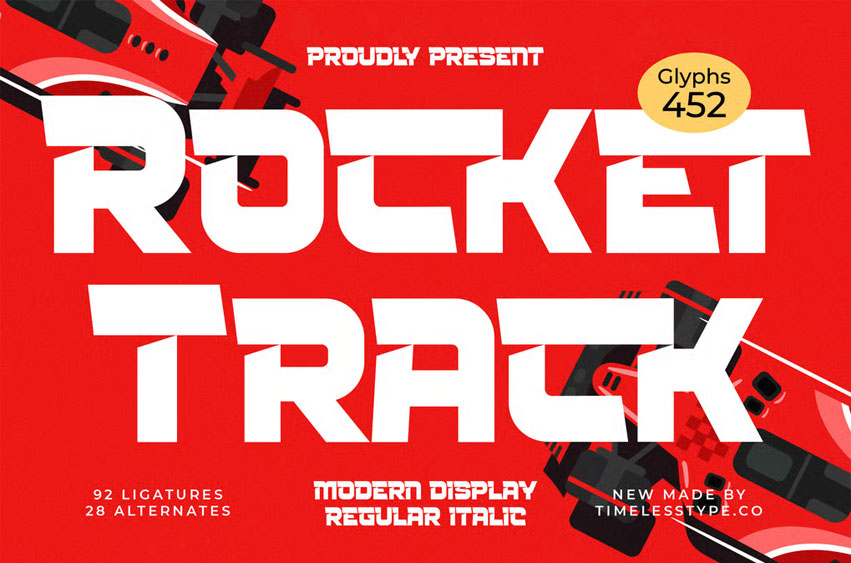 Rocket Track Font