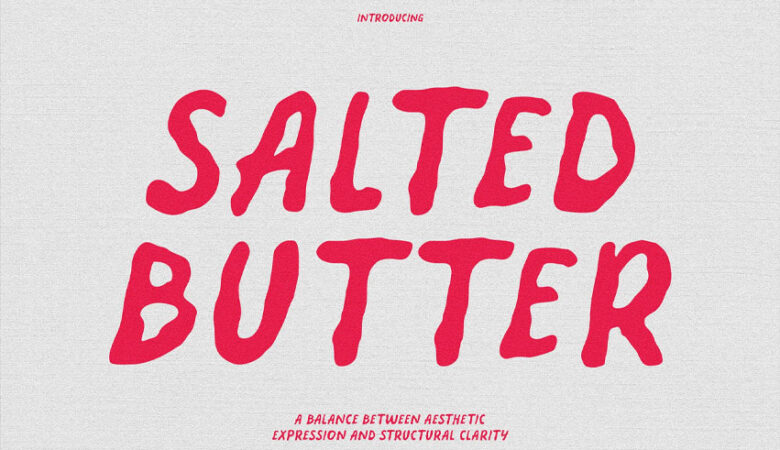 Salted Butter Font