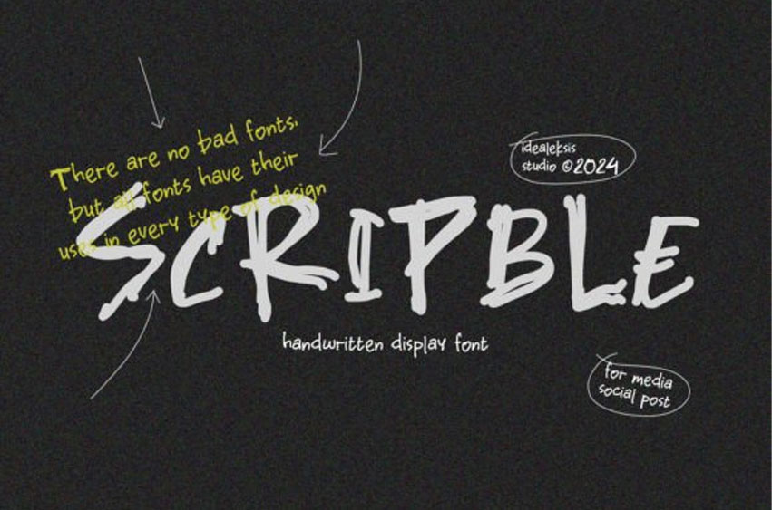 Scripble Font