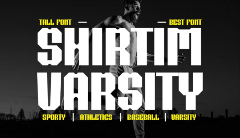 Shirtim Varsity Font