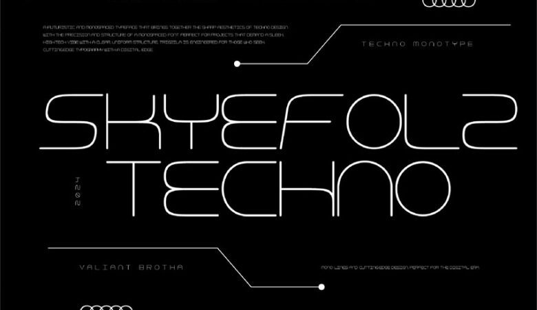 SkyeFolz Font