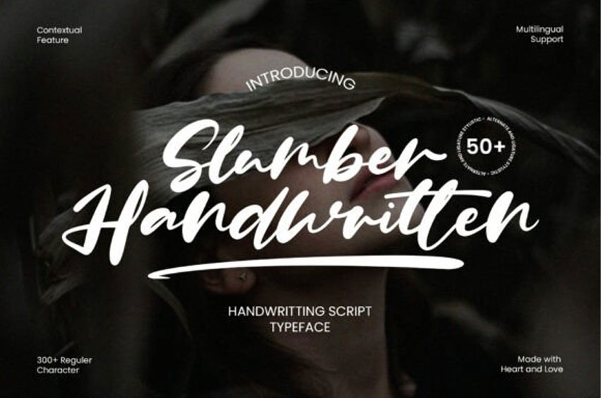 Slumber Handwriting Font