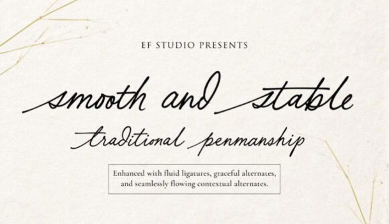 Smooth and Stable Font