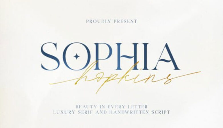 Sophia Hopkins Font