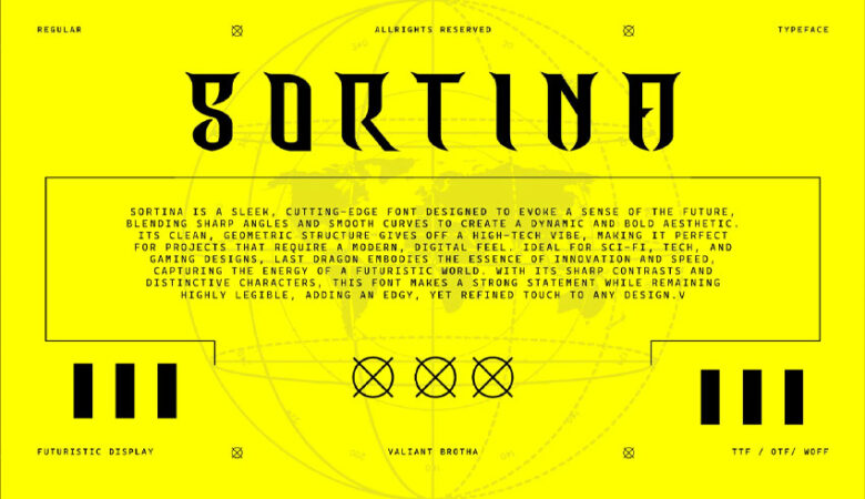 Sortina Font