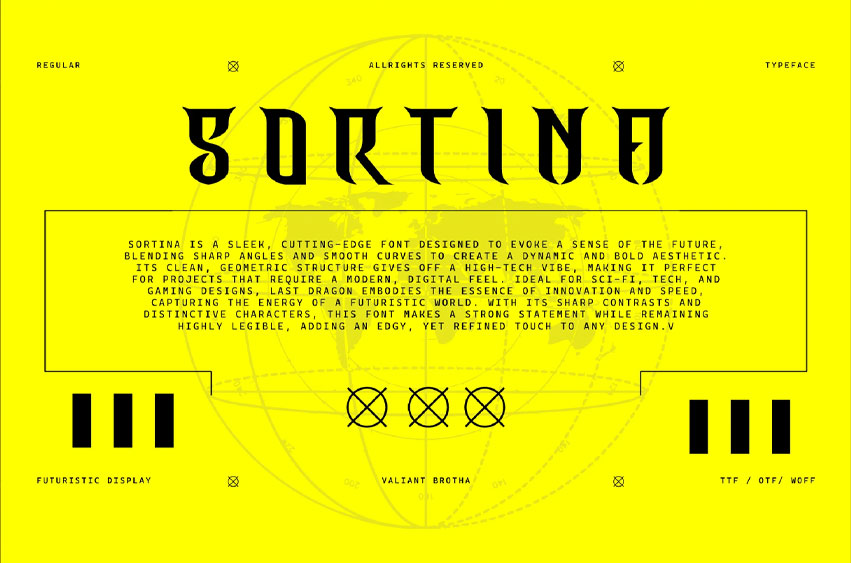 Sortina Font