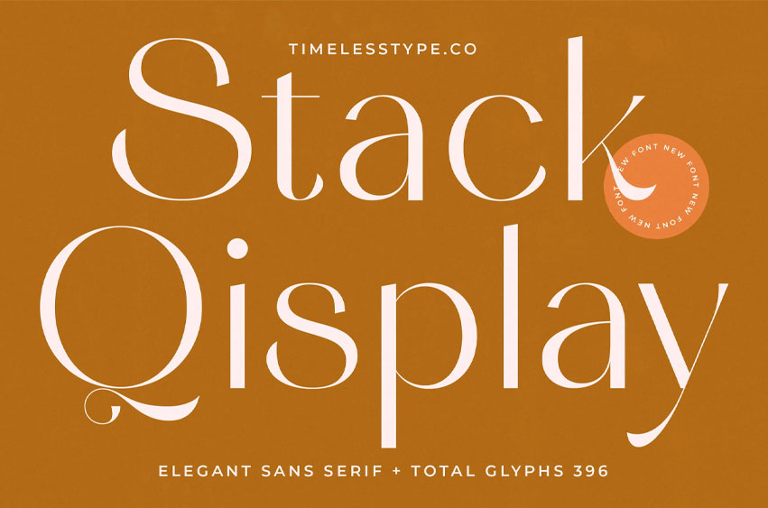 Stack Qisplay Font