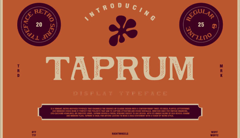 Taprum Font