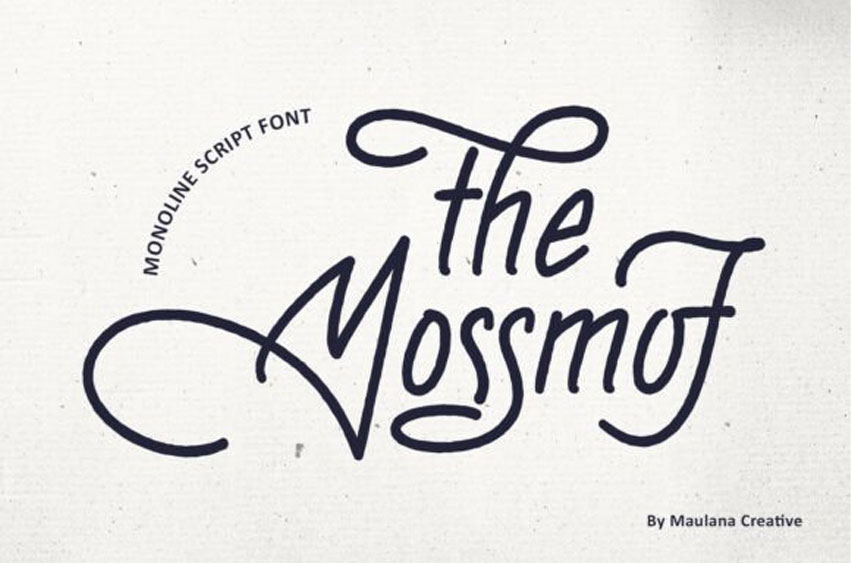 The Mossmof Font