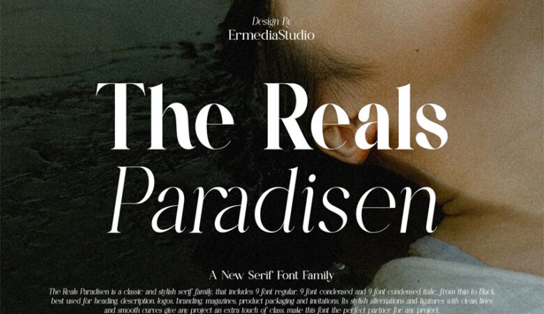 The Reals Paradisen Font