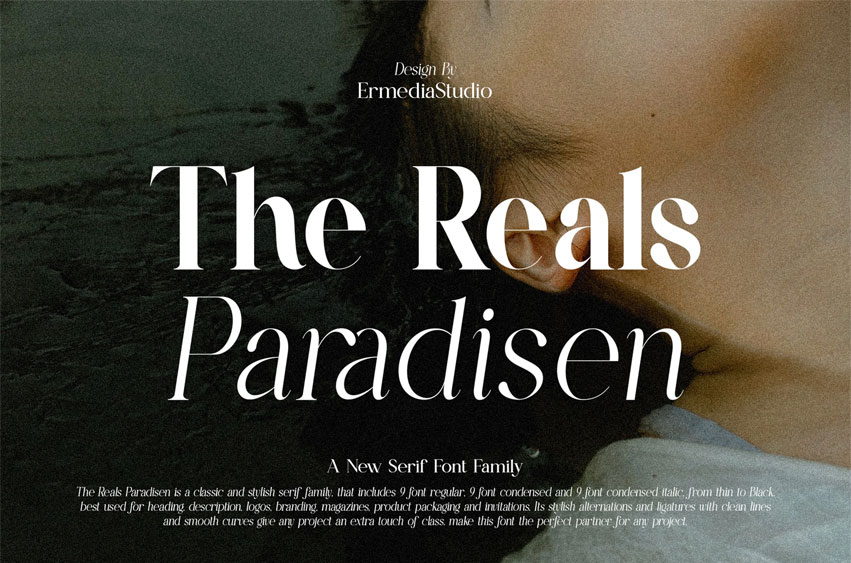 The Reals Paradisen Font