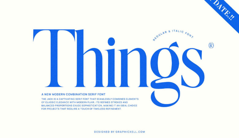 Things Updated Font